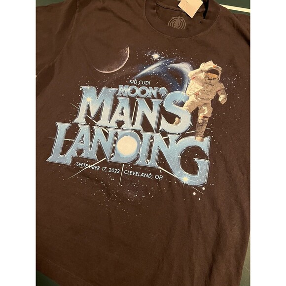 Men’s 2022 Kid Cudi Moon Man’s Landing Concert Tour Music T-Shirt MEDIUM Rap - Picture 1 of 6